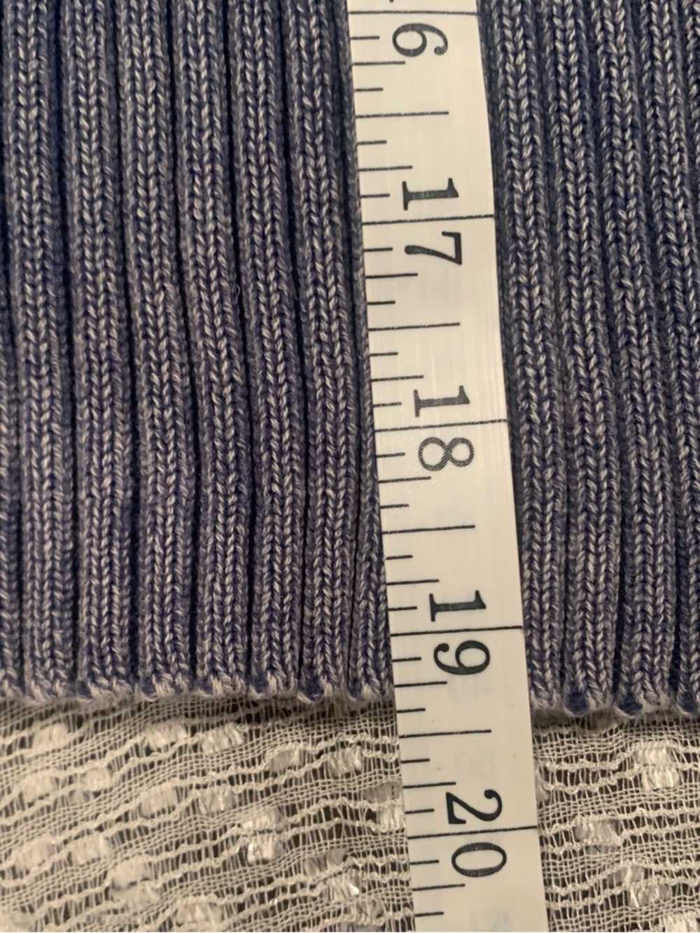 Mod On Trend Women's Blue Ribbed Tank Top - Picture 7 of 7